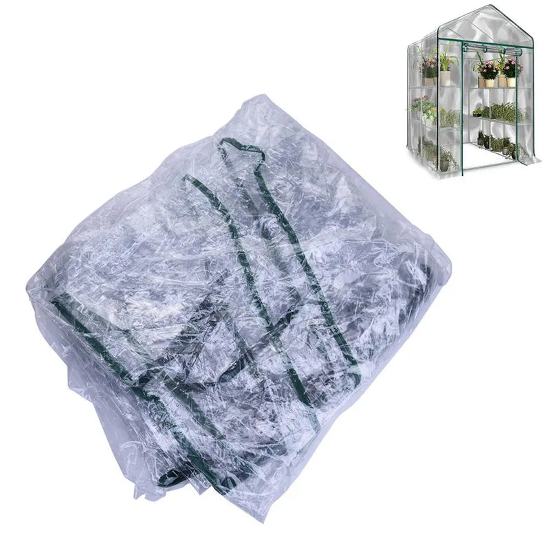 High-Quality PVC Grid Garden Greenhouse Plant Cover Waterproof Anti-UV For Garden Balcony Sapce(Without Iron Frame)