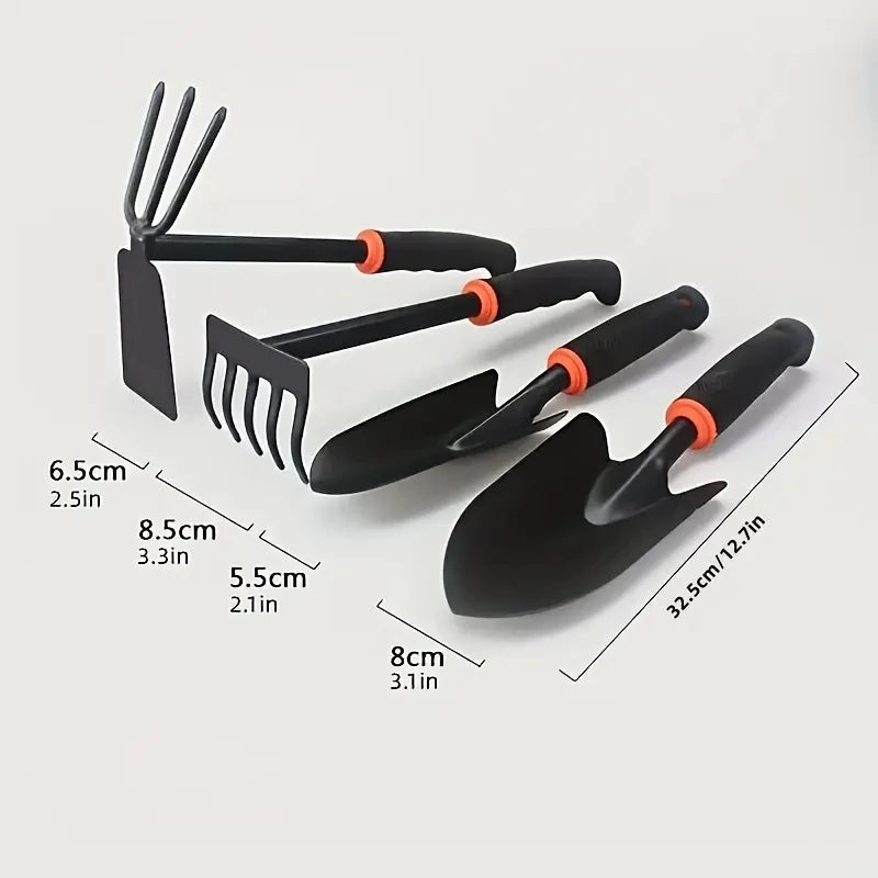 Garden Hand Tool Set, Wide Shovel Hand Cultivator Rake, Double-Sided Cultivator Plant Tool for Digging, Transplanting, Weedin